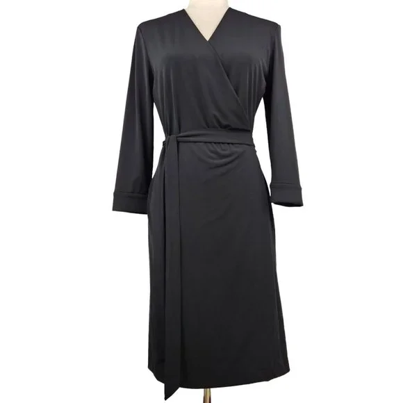 chinese dress ladies Sofia Black Pleated Wrap Dress| Italian Dresses  Shops From Italy